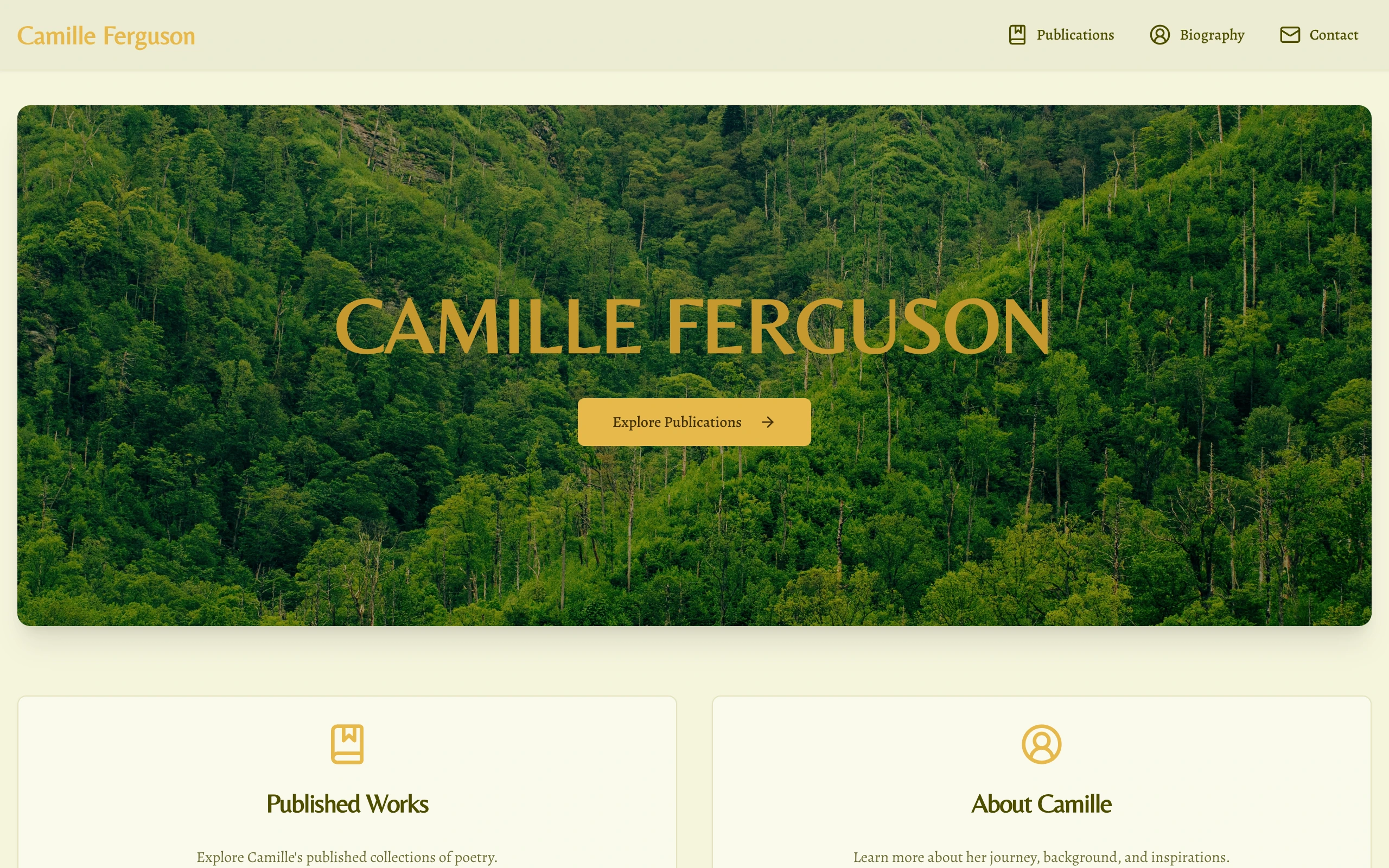 CamilleFergusonPoet.com preview image